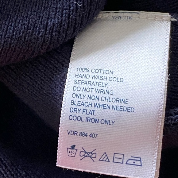 NAUTICAL XL Hooded pullover sweater navy stripe - Picture 5 of 9